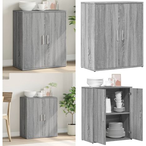 Buffet sonoma gris 60x31x70 cm bois d'ingénierie - Buffet - Meuble De Rangement - Armoire - Commode - Salon - Home & Living (1/5)