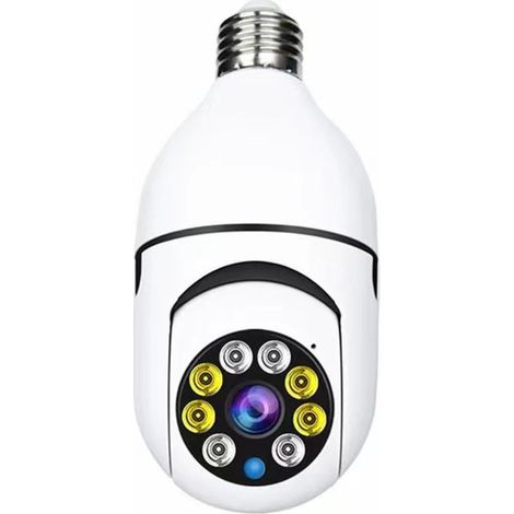 Caméra ampoule Tuya 5G 1080P HD sans fil PTZ (1/5)