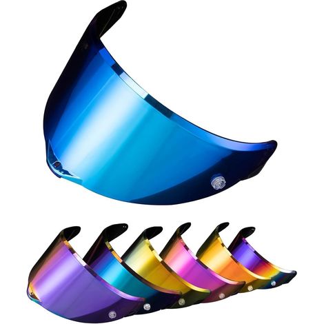 Helmet Visor for Pista GP RR Pista GPR CORSA-R RACE 3 RACE 2, Tinted Visor for Motorcycle Helmet Accessories (Deep Blue) (1/5)
