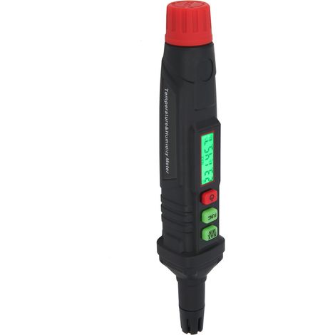 HT62 Digitales Thermometer-Hygrometer Tragbares Temperatur-, Feuchtigkeits- und Taupunktmessgerät (1/5)