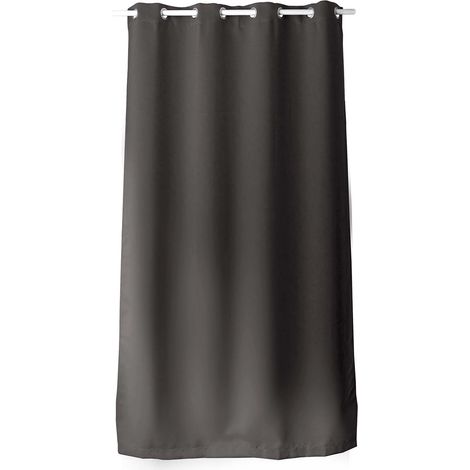 Rideau occultant OBSKUR 140 x 240 cm coloris GRIS FONCE