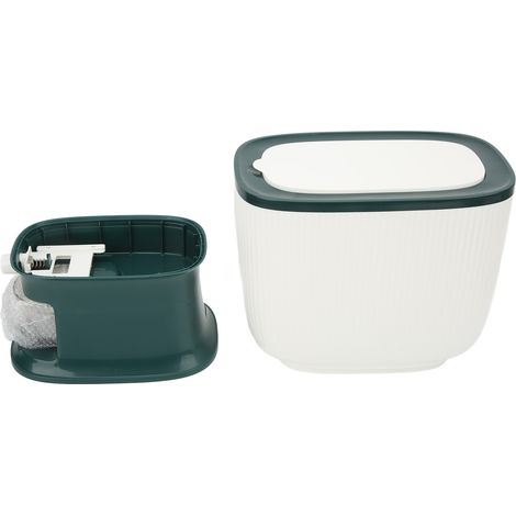 Distributeur de Riz Automatique Grande Capacité avec Coupe, Récipient de Stockage Alimentaire Vert pour Céréales (1/5)