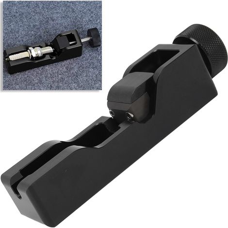 Das Zündkerzenabstandsmessgerät ist mit den meisten 10-mm-, 12-mm-, 14-mm- und 16-mm-Zündkerzen kompatibel (XLB-1042-BK). (1/5)