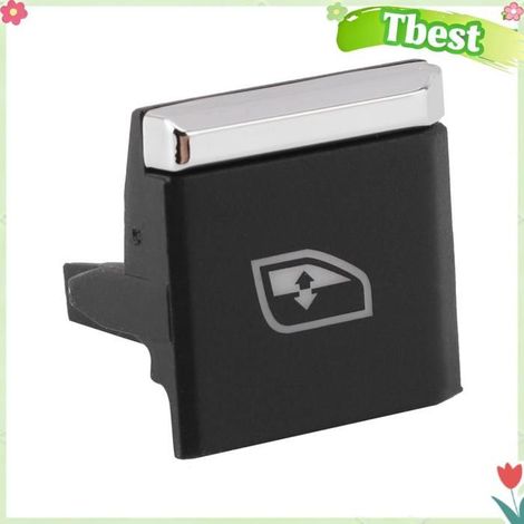 Cache-bouton Principal de Lève-vitre Arrière Gauche 7PP959858R, en ABS à Surface Lisse, Compatible avec , et . (1/4)