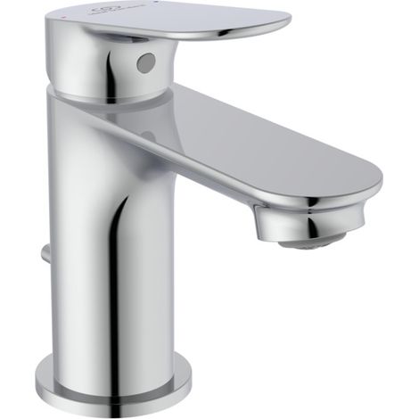 Ideal Standard IS miscelatore lavabo H75 Ceralife O sporgenza 95mm - con piletta di scarico Cromo, BE110AA