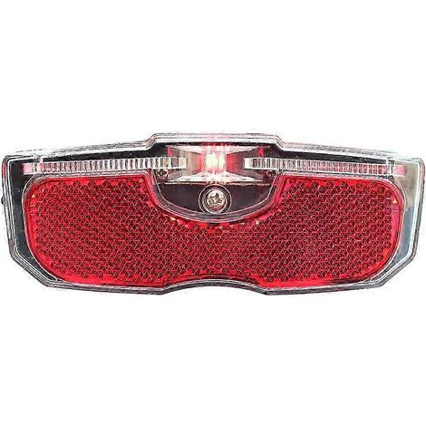 Porte-bagages LED étanche pour VTT, feu arrière réfléchissant pour vélo de route et sécurité nocturne (1/5)