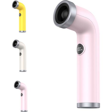 Ventilateur portable sans pales - Rose - Design incurvé unique - Mini ventilateur (1/5)