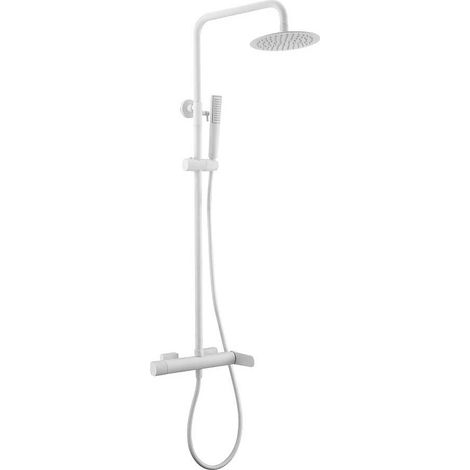 Conjunto de Ducha Blanco Mate Serie Dinamarca IMEX (1/10)