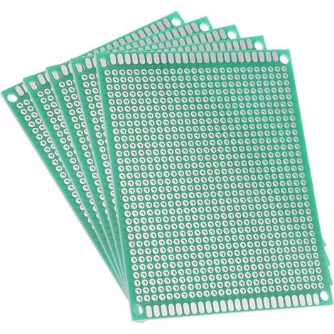 7x9cm Carte de Prototypage PCB Prototype Plaque Circuit Imprimé Simple Face Universel souder DIY 5pcs 1.6mm épaisseur (1/3)