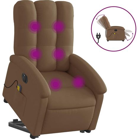 Maison Exclusive - Elektrischer Massagesessel mit Aufstehhilfe Br