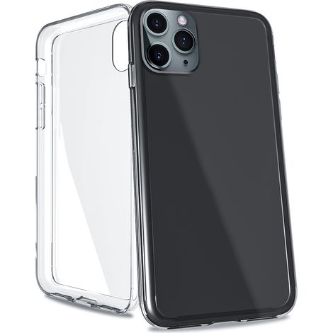12Pz cover custodia trasparente compatibile 11 pro smartphone flessibile morbida (1/3)