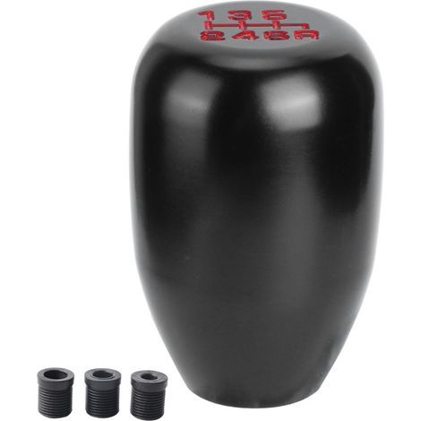 Universeller Schaltknauf für 6-Gang-Schaltgetriebe (schwarz) (1/5)