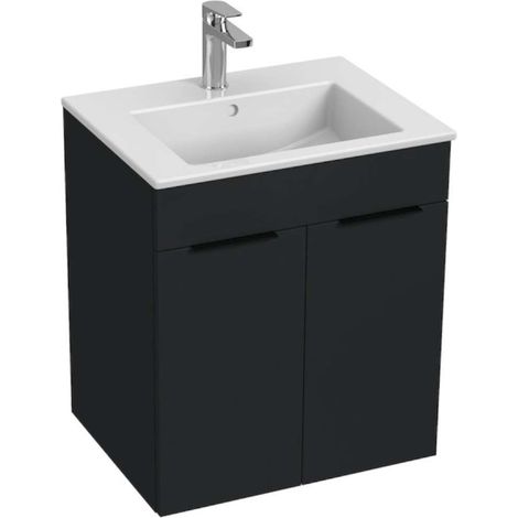 Jika Cube - Mobile con lavabo 55x43x61 cm, antracite opaco H4536111763521 (1/2)