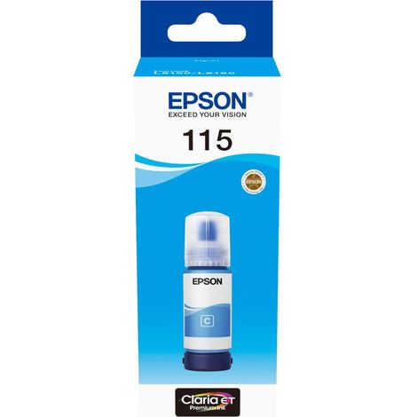 Epson 115 EcoTank (C13T07D24A) Tintenflasche zum Nachfüllen, Cyan (1/3)