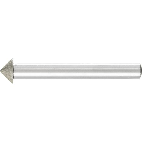 PFERD TOOLS Diamant-Schleifstift Spitzkegel Ø10x90° SchaftØ6 mm D64 (fein) zum Anfasen/Entgraten/Senken (1/3)