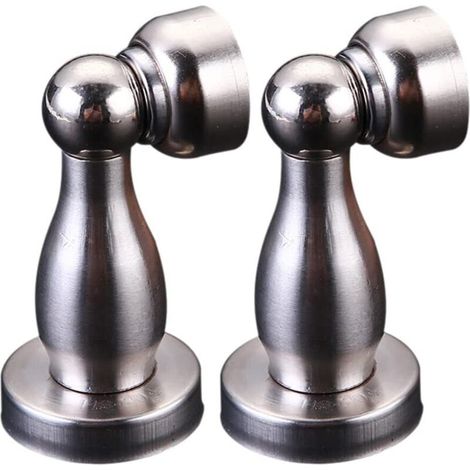 Serrure magnétique en métal pour portes-fenêtres silencieuses, idéale pour les chambres (argent) (1/3)