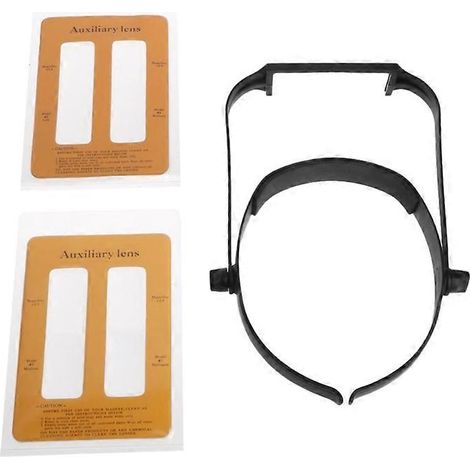 Loupe frontale avec lentille de rechange pour bandeau, grossissement 1,6x, 2,0x, 2,5x ou 3,5x, loupe 28TC (1/5)
