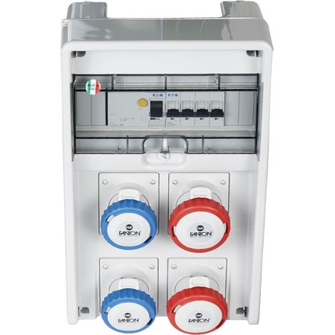 Quadro elettrico fanton ulisse 4 prese cee con cavo 4m ed emergenza 9kw - 74232 (1/3)