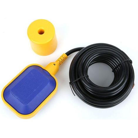 Capteur De Niveau De Liquide - Interrupteur A Flotteur 0-250 V - Pour Systeme D'alimentation Ou De Drainage - Câble 6 M (1/4)
