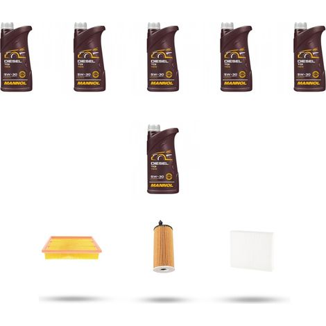 Kit tagliando 3 FILTRI e 6L OLIO compatibile con Toyota Avensis III (T27) 2.0 D-4D 105kw Dal 2015 (1/5)