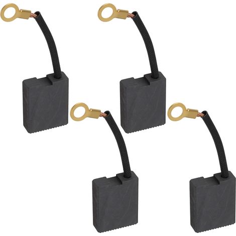 Lot de 2 Paires de Balais de Charbon pour Meuleuse d'angle 6 X 16 X 20 Mm Compatible avec E-WS 230/2350 Meuleuses (1/5)