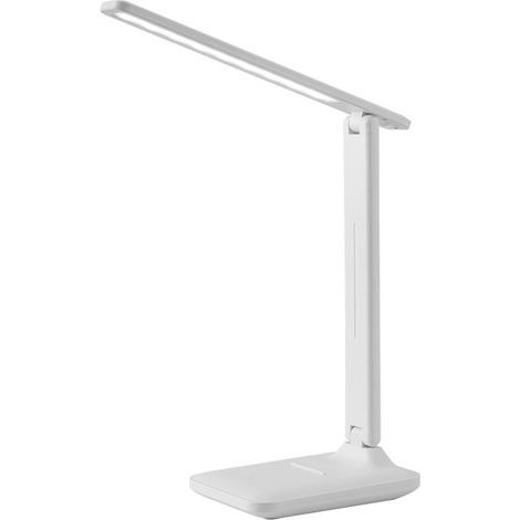 10W LED desk lamp, 3 color temperatures, USB powered, eye care reading lamp, for office, bedroom, S (height 28cm) (1/5)