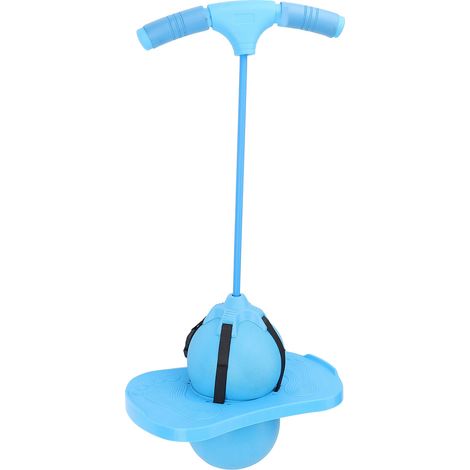 Ballon de fitness rebondissant avec poignée, haute résistance, pour exercices d'équilibre et de saut en intérieur et en extérieur. (1/5)
