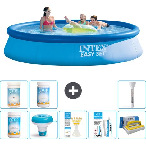 Intex Piscine Easy Set Ronde - 396x84 cm - 9-pièces S43216 (1/5)