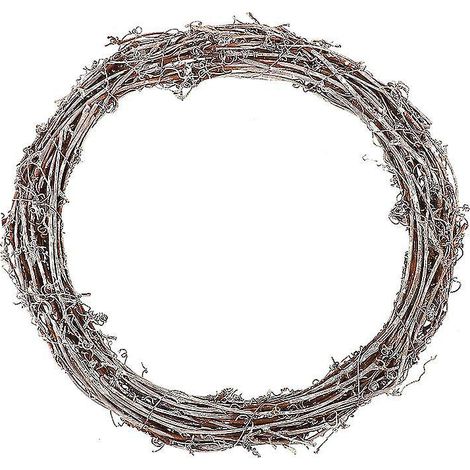 1 couronne décorative en rotin (1/3)
