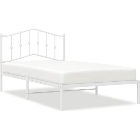 Maison Exclusive - Estructura cama sin colchón con cabecero metal (1/5)