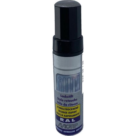 PINCEAU RETOUCHE INDUSTRIEL RAL6009 VERT SAPIN BRILLANT 12ML MOTIP