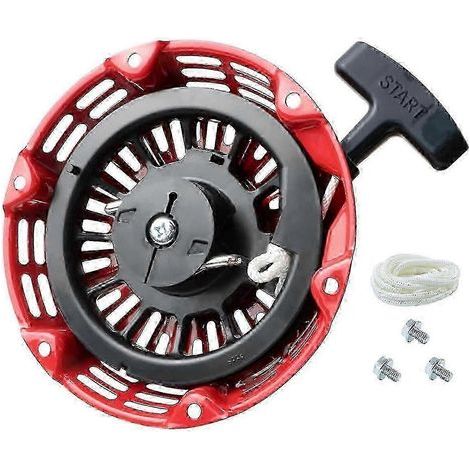 Ensemble de lanceur à tirette pour moteur Honda GX160 GX200 5,5/6,5 CV avec cliquet à tige courbée 27400-Z1 28400-Z4M-306ZB
