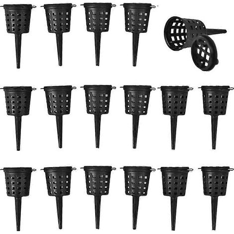 Lot de Fertilizers maille paniers jardin chambre bébé pots portable Aquarium avec Lid Planting Nutrition Cups (1/5)
