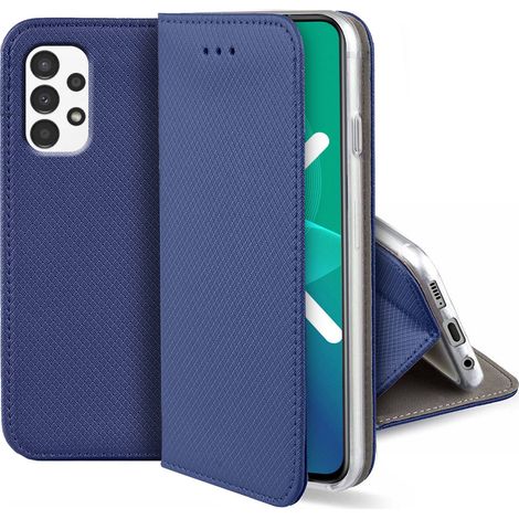 Intelligente Magnethülle für Samsung Galaxy A53 5G, Dunkelblau (1/5)