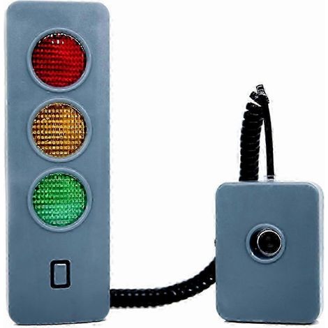 Asistente inteligente de aparcamiento en garaje con alarma LED y sistema de advertencia anticolisión para una alineación segura del vehículo. (1/5)