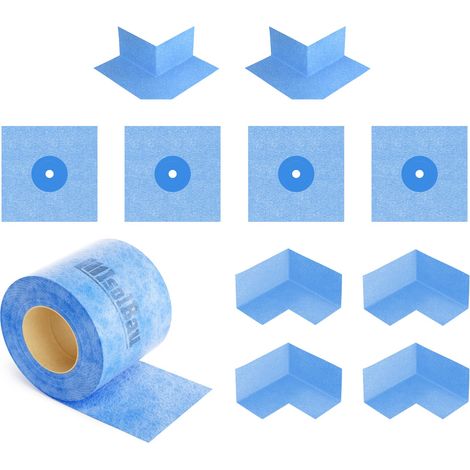 Isolbau Dichtset Dichtband 20m Bandset Innenecke Bad Dusche Dichtmanschetten (1/5)