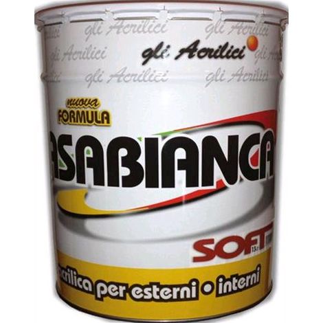 Idropittura lavabile acrilica per esterni ed interni CASABIANCA SOFT da 4 Litri