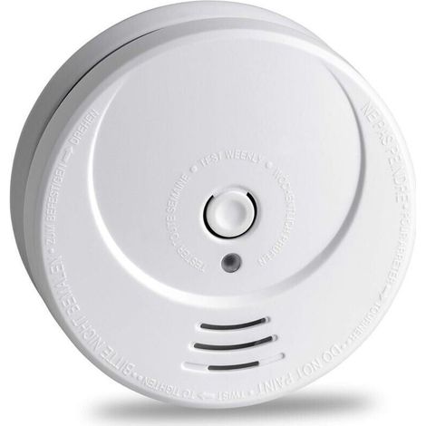 Détecteur de Fumée GS506G Photoélectrique Pile au Lithium Longue durée 10 années Alarme Incendie (1/4)