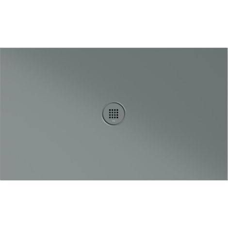 Receveur de douche rectangulaire en céramique 120x70x2cm, agave mat