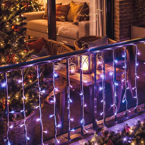 LED-Girlandenvorhang Centauro 1m Mehrfarbig (1/5)