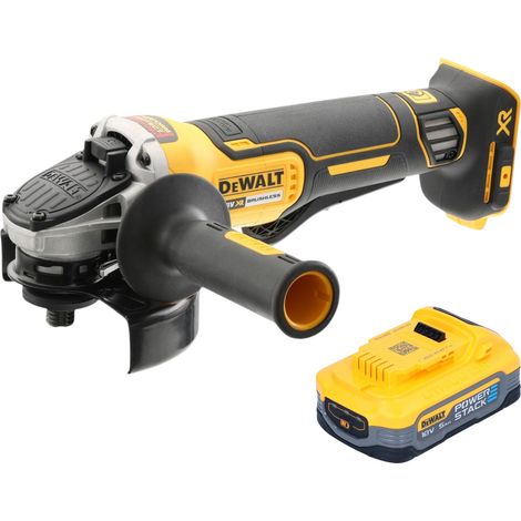 DeWalt DCG 406 N Akku Winkelschleifer 18 V 125 mm Brushless + 1x Powerstack Akku 5,0 Ah - ohne Ladegerät (1/4)