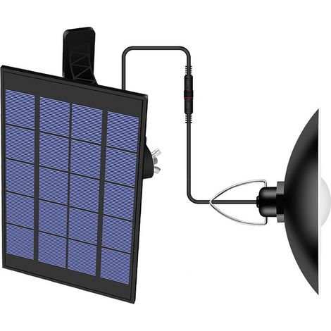 Solarbetriebene Pendelleuchte mit verstellbarem Panel, automatischer Ein-/Ausschaltfunktion, Lichtsensor, IP65-wasserbeständig, Hängeleuchte für den Außenbereich/Innenbereich, Garten, Terrasse, Hof, A (1/5)