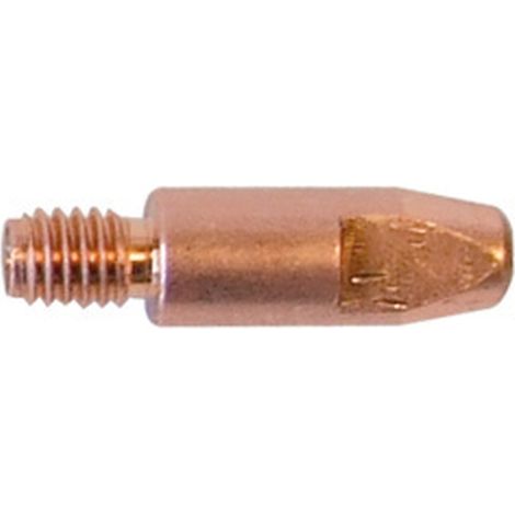 Tube de contact en acier/inox pour MIG/MAG 250A, diamètre 0,8 mm, pack de 10 pièces