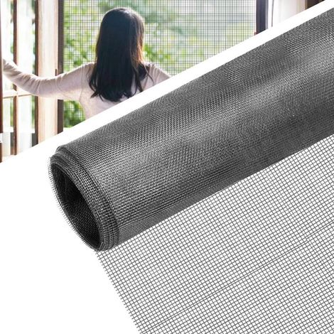 TRADE SHOP - Zanzariera A Rete Rotolo Da 1.2x2.5 Mt Con Maglia Fine Da 1.8x1.6mm Resistente 622160 -