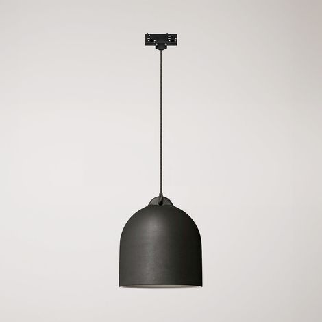 Creative Cables – Pendelleuchte mit Glocken-M-Keramiklampenschirm – Leuchtmittel inklusive