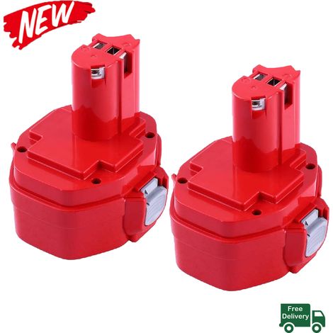 2-teiliges 4800 mAh fur Makita 14.4V 1420
Akku Ersatz 1422 1435 1433 1434 1435F
192699-A 193158-3 192600-1drahtloses
Elektrowerkzeug (1/5)