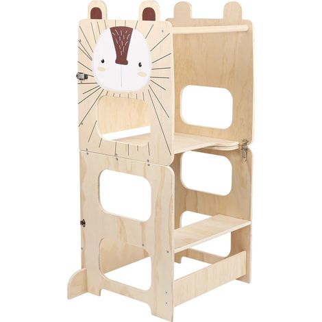 Tour d'Observation, Transformable en Table et Chaises, Réglable pour l'Apprentissage, Hérisson (1/2)