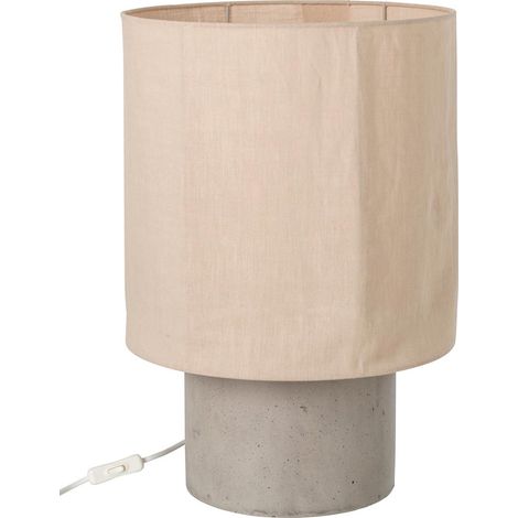 Lampe à Poser en Ciment "Havel" 50cm Beige (1/5)
