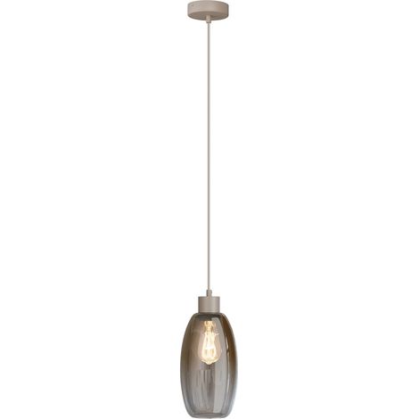 Lampe suspendue en verre Olive Ø 15 cm - sable - 2430-36-02-15 (1/3)