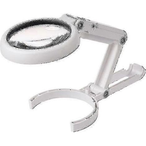 Lampe de table multifonctionnelle avec loupe 5x et 11x, 8 lampes loupe LED pour la lecture et l'identification (1/5)